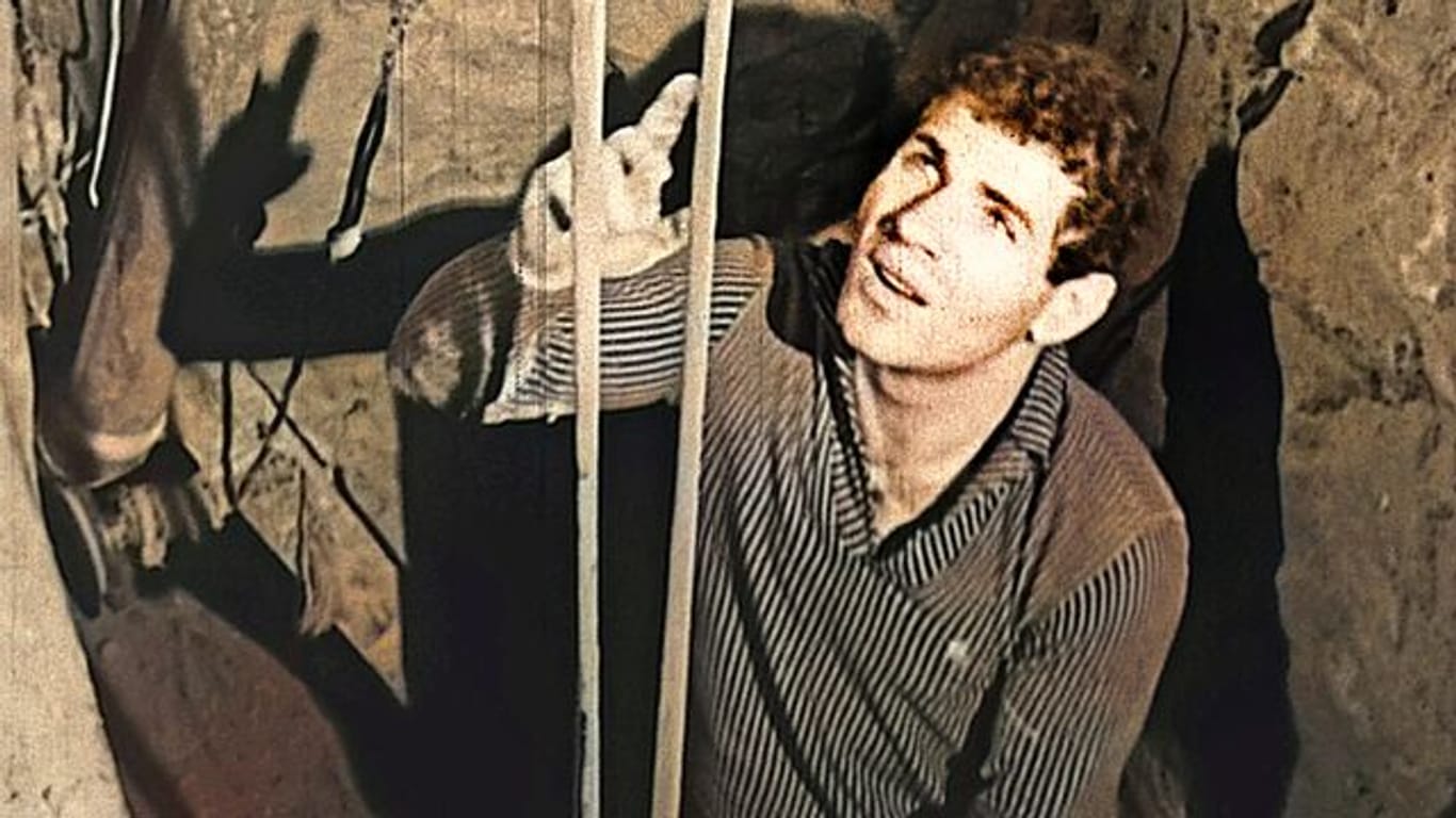 Domenico Sesta (Mimo) in einer Szene aus dem Dokumentarfilm "Tunnel der Freiheit".