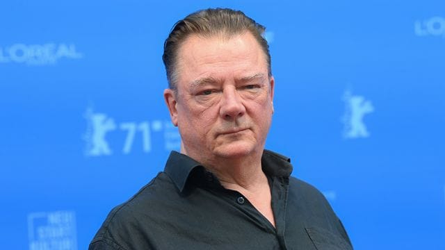 Schauspieler Peter Kurth bei der Premiere von "Nebenan" in Berlin.