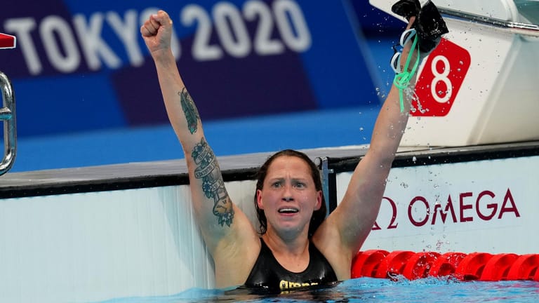 Sarah Köhler holte am Mittwoch die erste deutsche Medaille im Schwimmen. Zuvor ging Deutschland leer aus.