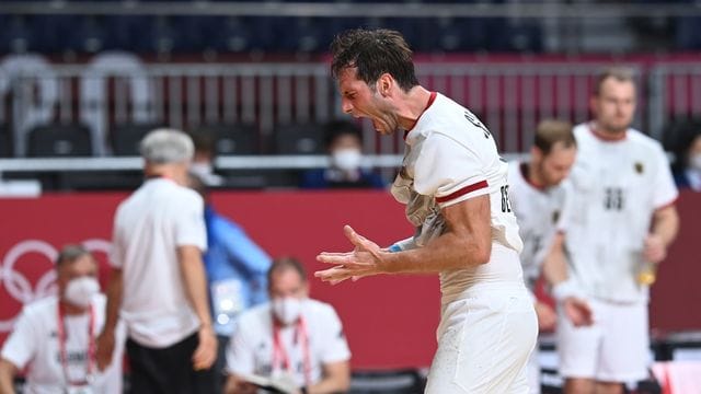 Uwe Gensheimer hadert mit der knappen Niederlage gegen Frankreich.