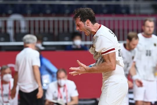 Uwe Gensheimer hadert mit der knappen Niederlage gegen Frankreich.