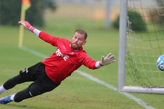 Timo Horn im Trainingslager in Donaueschingen (Archivbild): Eine Diskussion um den 1. Torwart wird es wohl nicht geben.