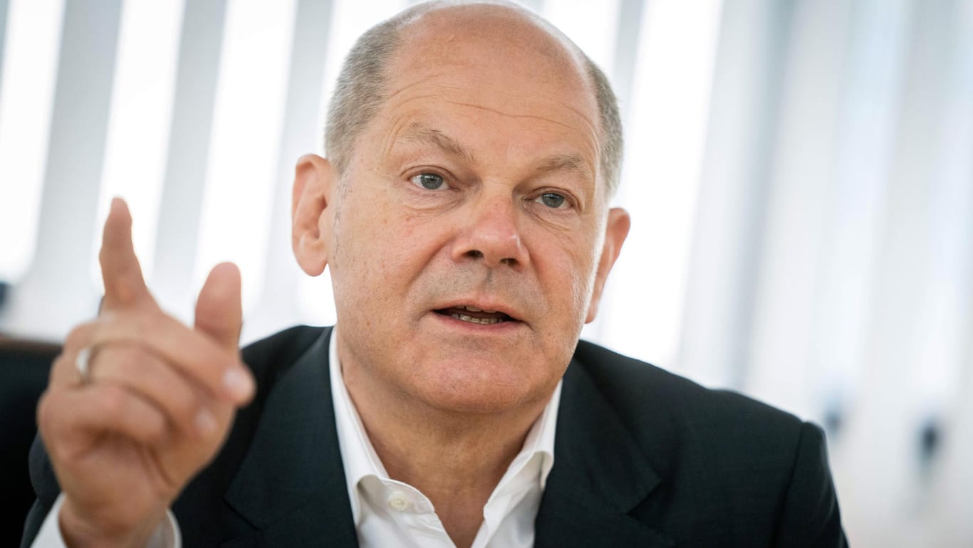 SPD-Kanzlerkandidat Olaf Scholz: Er war zu Gast bei Brigitte Live.
