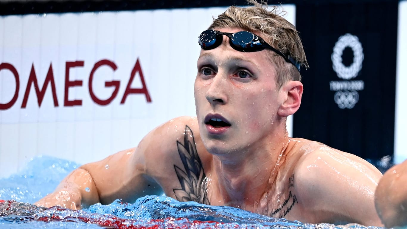 Florian Wellbrock: Der deutsche Schwimmer knackte bereits im Vorlauf seinen eigenen deutschen Rekord über die 800 Meter Freistil.