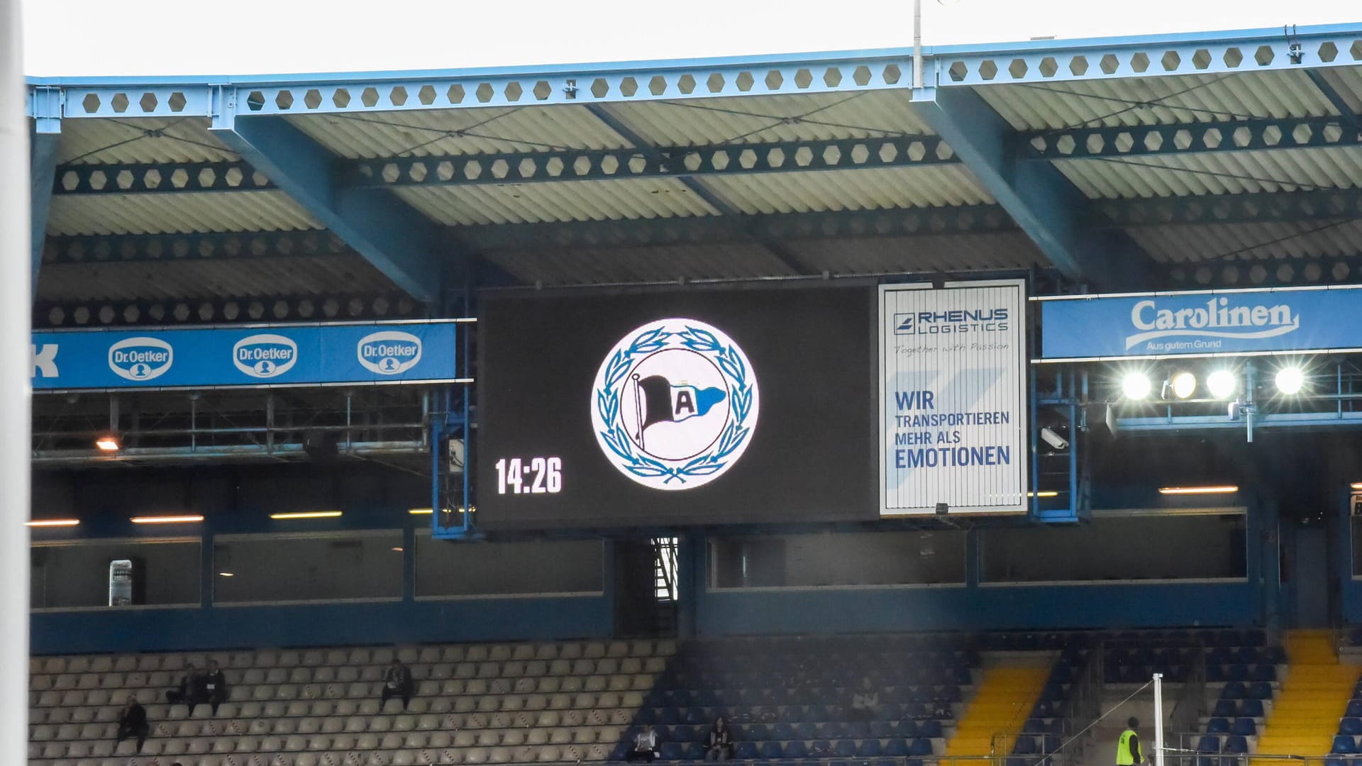 Die SchücoArena in Bielefeld (Archivbild): Beim Testspiel gegen den FC Twente Enschede können sich die Fans gegen Corona impfen lassen.