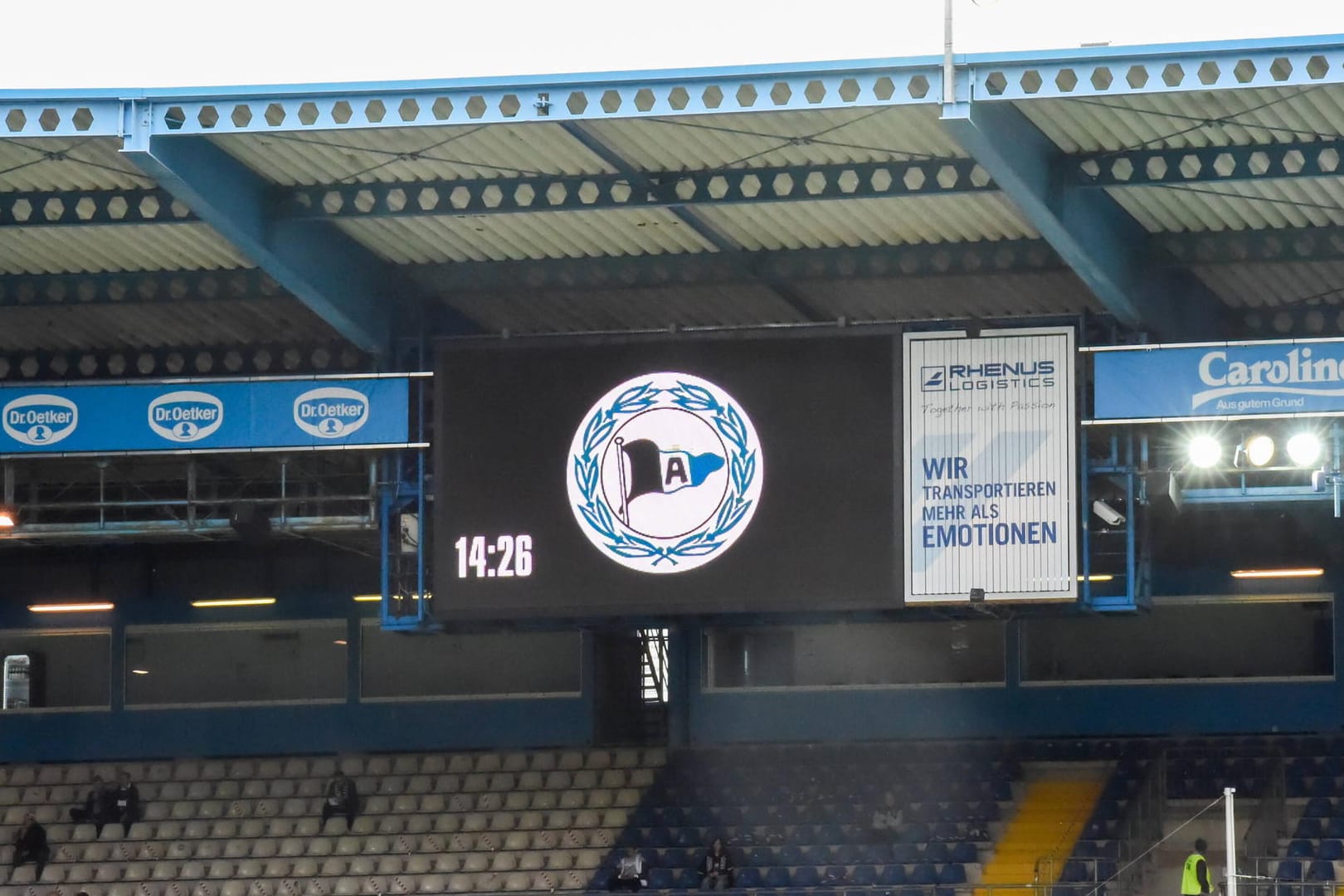 Die SchücoArena in Bielefeld (Archivbild): Beim Testspiel gegen den FC Twente Enschede können sich die Fans gegen Corona impfen lassen.