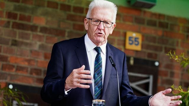 Baden-Württembergs Ministerpräsident Winfried Kretschmann (Grüne) Baden-Württembergs Ministerpräsident Winfried Kretschmann (Grüne)