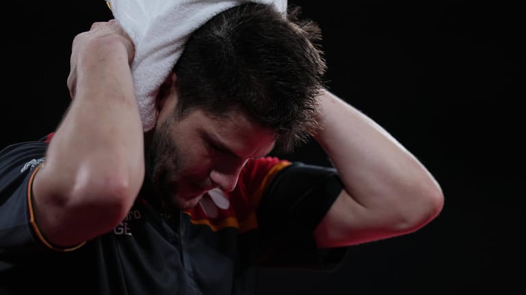 Dimitrij Ovtcharov: Einer der deutschen Athleten in Tokio. Der Tischtennisspieler schied erst im Halbfinal-Einzel aus.