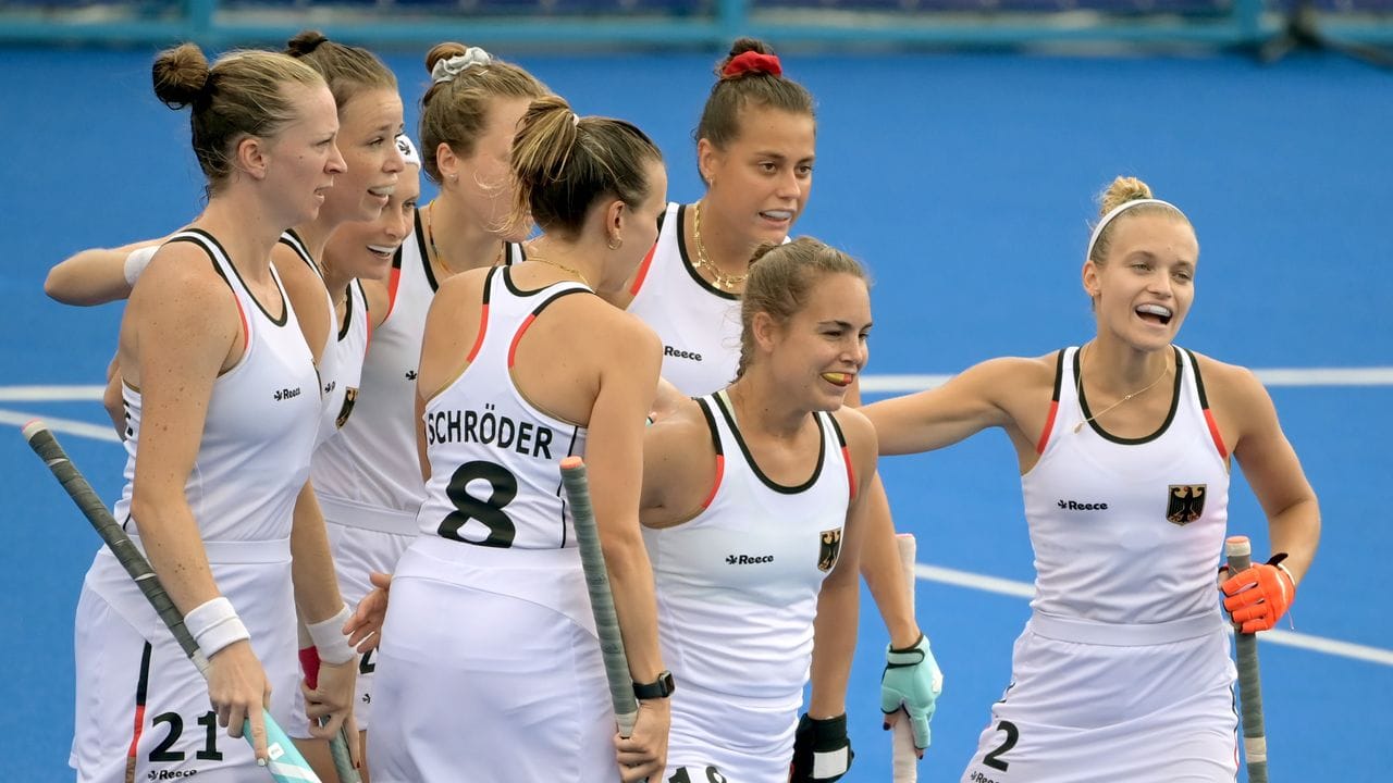 Die deutschen Hockey-Damen besiegten Südafrika mit 4:1.