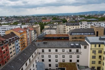 Blick auf die Mainzer Neustadt im Nordwesten der Stadt (Symbolbild): Zwischen 2019 und 2025 sollen in Mainz weitere 5.500 Wohnungen entstehen.