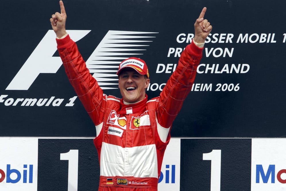 Michael Schumacher beim Jubel nach dem Großen Preis von Deutschland 2006: Über die F1-Legende wird es nun eine Doku geben.