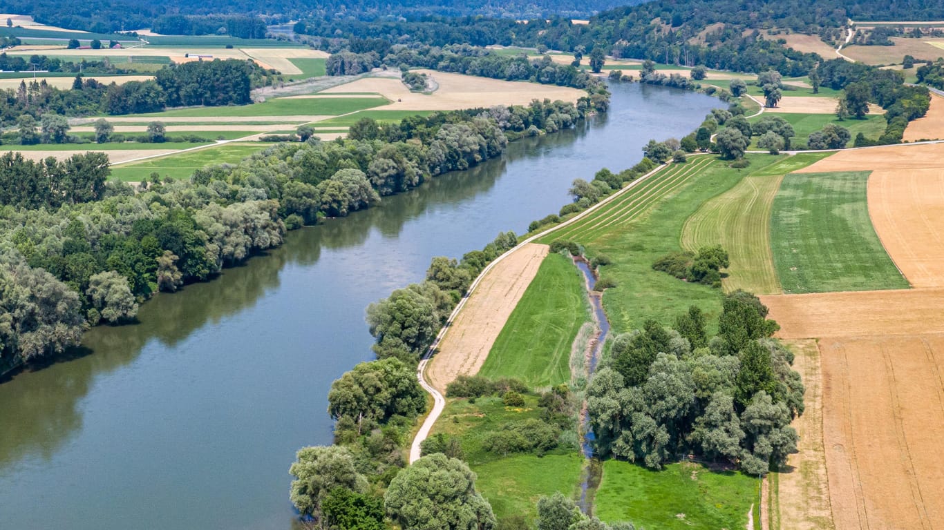 Die Donau in Niederbayern im Landkreis Kelheim: Jetzt ist der Bereich als Welterbe anerkannt.