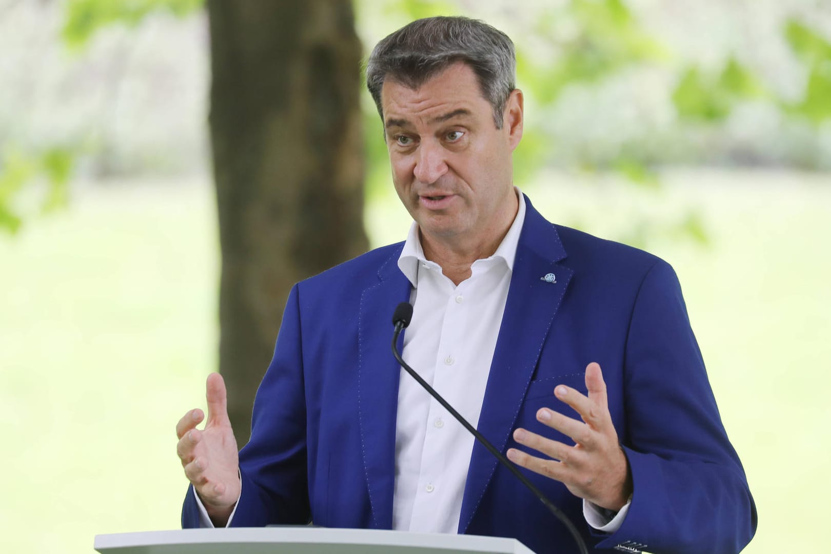 Markus Söder: In einem Interview kritisierte er den eigenen Vize und CDU-Chef Armin Laschet.