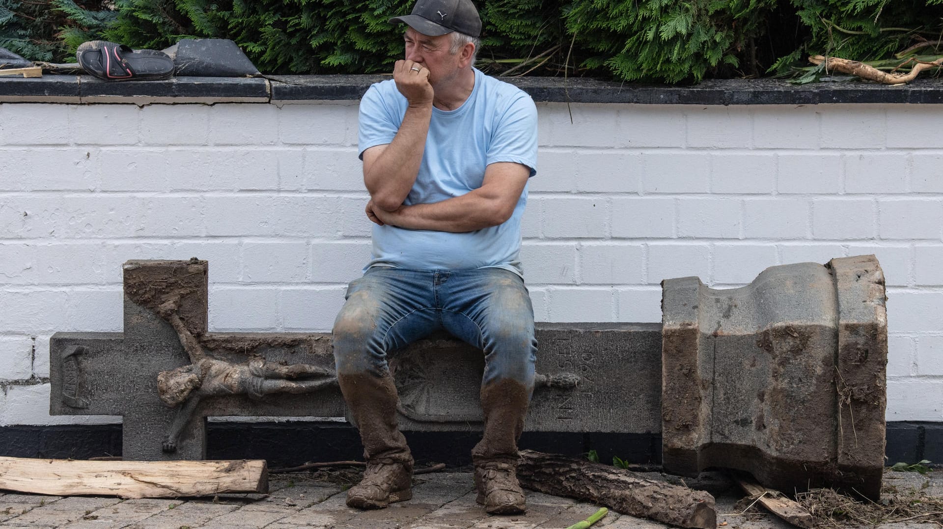 Gastronom Wolfgang Ewerts in Insul: "In den ersten zwei Tagen hätte ich weglaufen können."