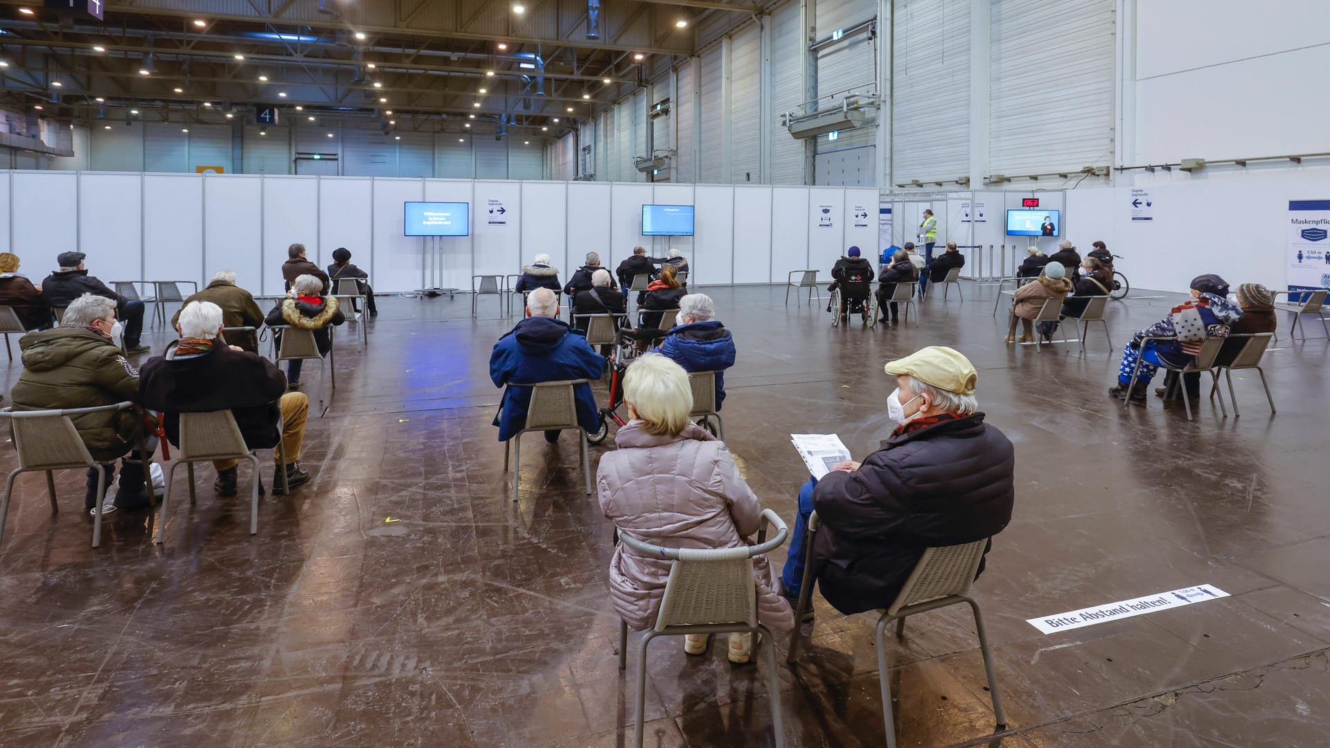 Das Impfzentrum Essen (Archivbild): Dort ist es zu einer großen Datenpanne gekommen. Das Impfzentrum Essen (Archivbild): Dort ist es zu einer großen Datenpanne gekommen.
