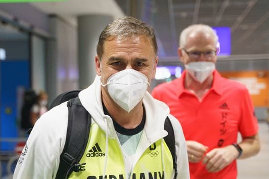 DFB-Auswahltrainer Stefan Kuntz konnte nur 18 Spieler mit nach Tokio nehmen.