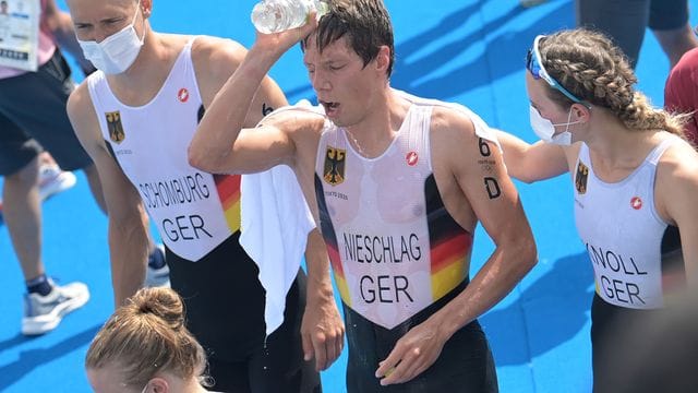 Die deutsche Mixed-Staffel kam als Sechste ins Ziel.