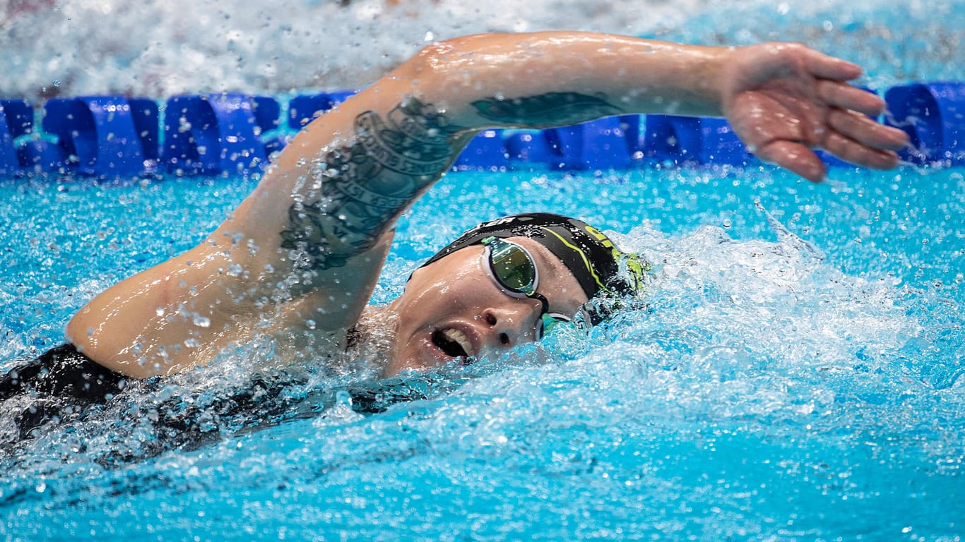 Sarah Köhler: Die deutsche Schwimmerin stand am Samstag im Finale über die 800 Meter Freistil.