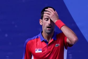 Reist ohne Medaille aus Tokio ab: Novak Djokovic.