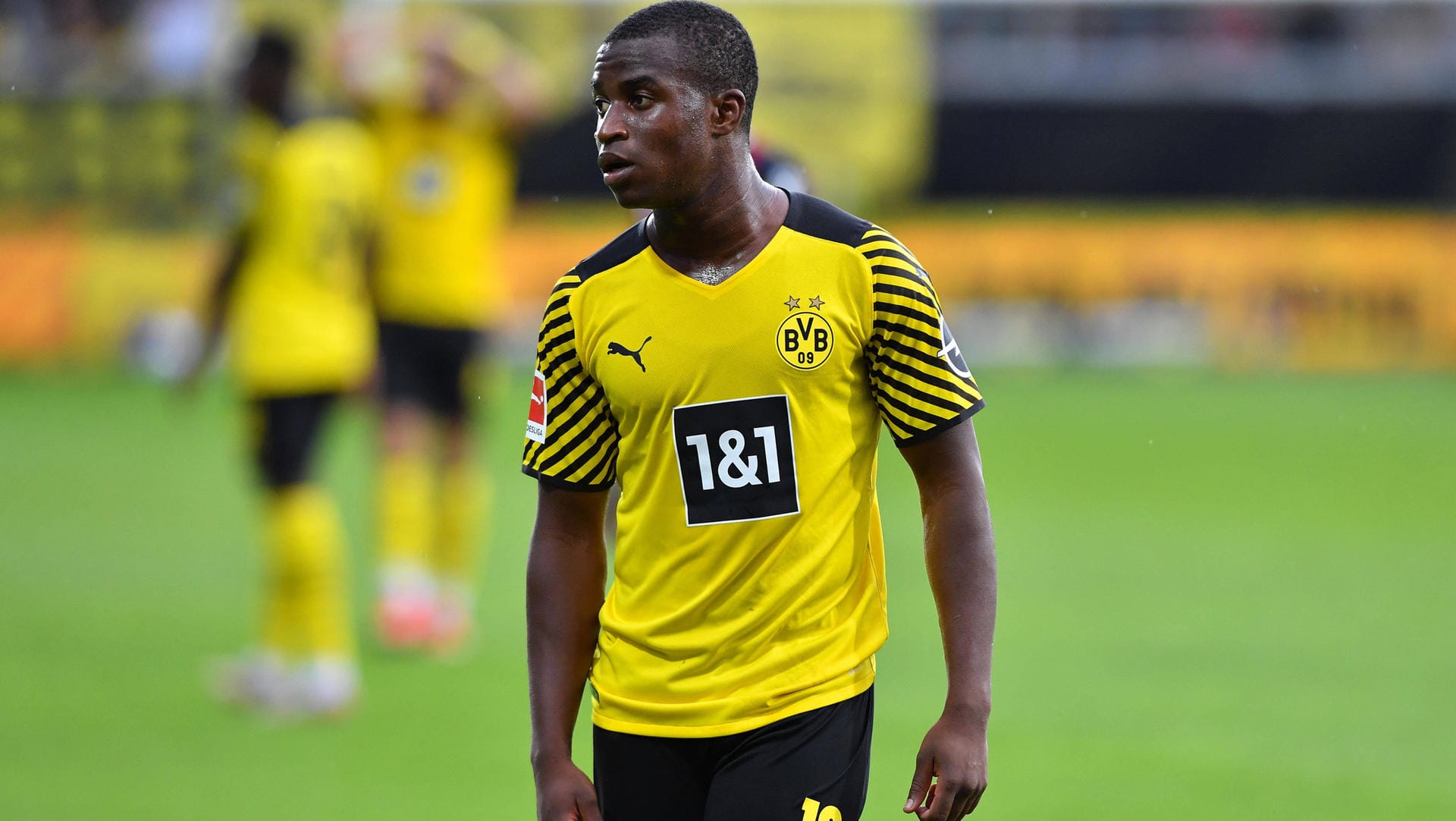Youssoufa Moukoko: Der BVB-Youngster schaffte in der Vorsaison den Durchbruch in der Bundesliga. Youssoufa Moukoko: Der BVB-Youngster schaffte in der Vorsaison den Durchbruch in der Bundesliga.