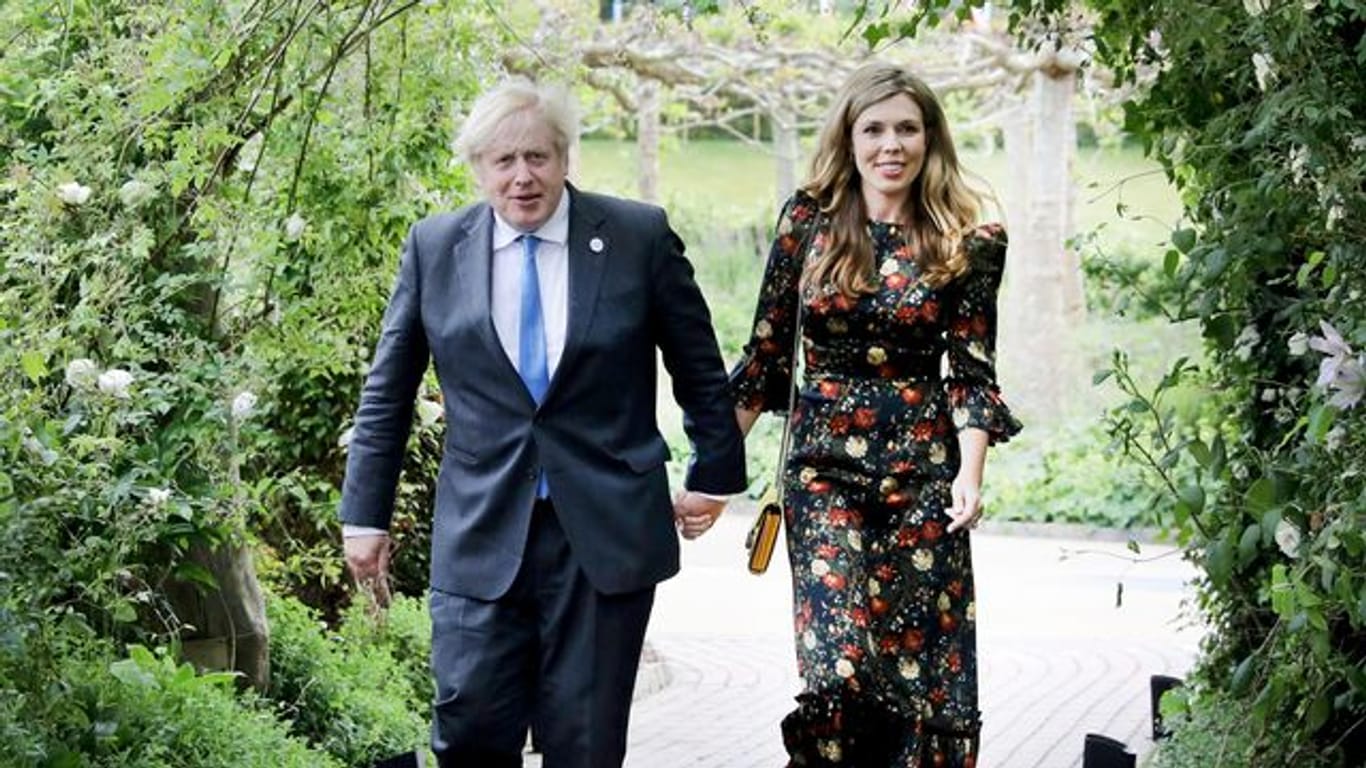 Boris Johnson und seine Ehefrau Carrie Johnson: Erwarten ihr zweites gemeinsames Kind.