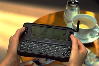 Ein Nokia Communicator 9000: Vor 25 Jahren kam mit dem Gerät das erste Smartphone auf den Markt.