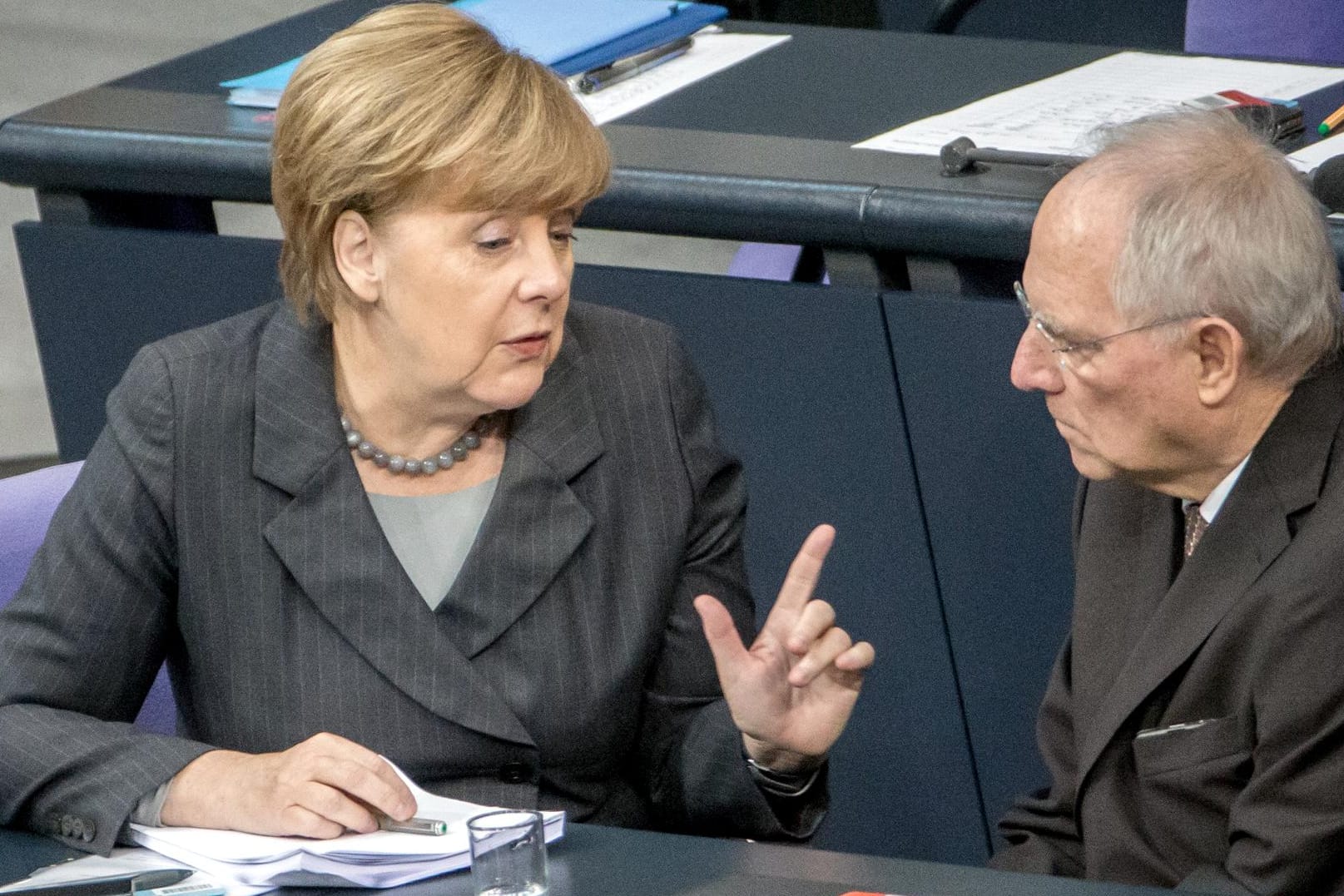 Wie links sind wir? Kanzlerin Angela Merkel und Finanzminister Wolfgang Schäuble.