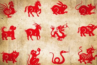 Zwölf verschiedene Tiere bestimmen das chinesische Horoskop.