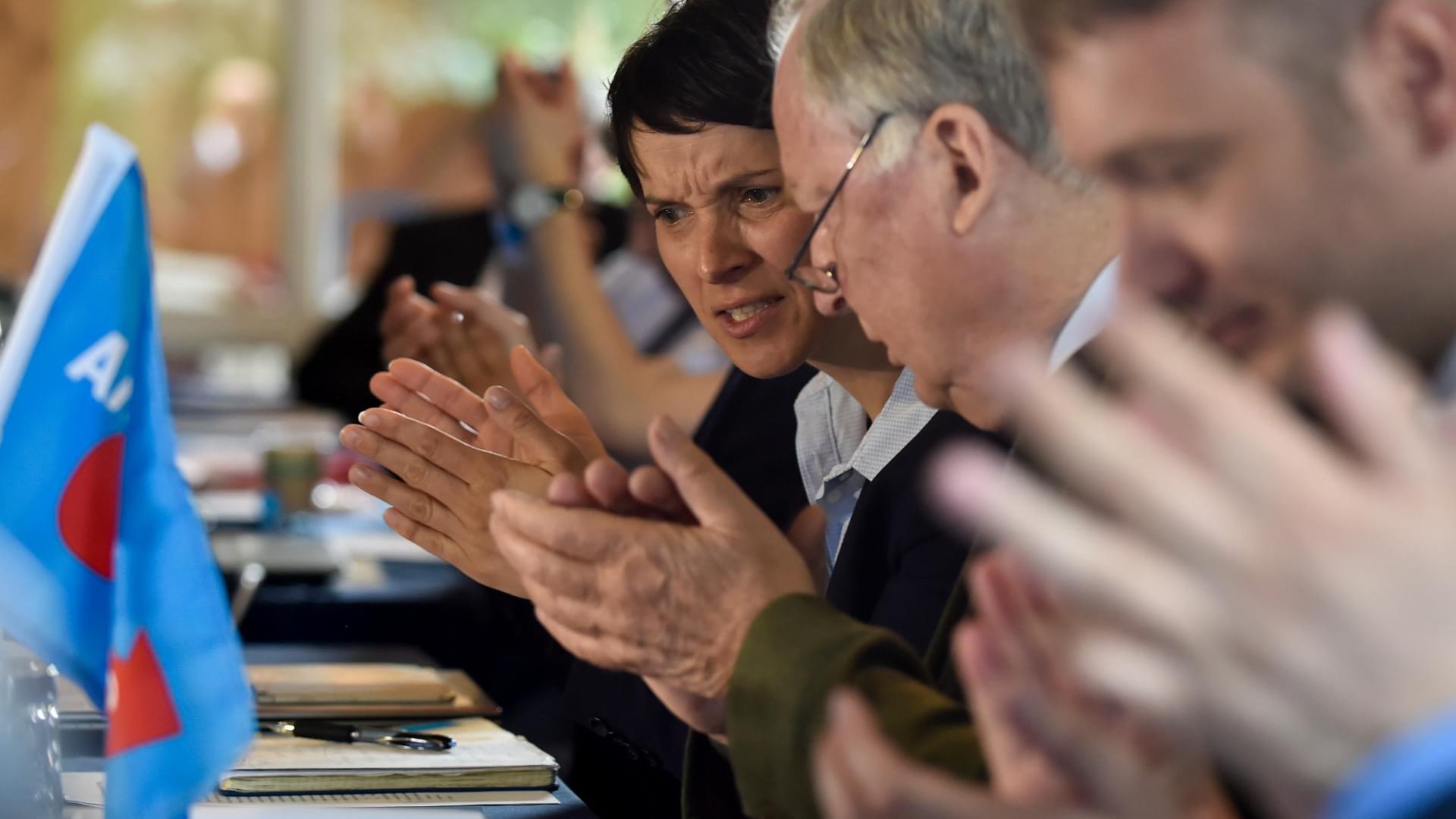 Die AfD im Umfragtief: Parteichefin Frauke Petry (li.) und der stellvertretende Sprecher Alexander Gauland.