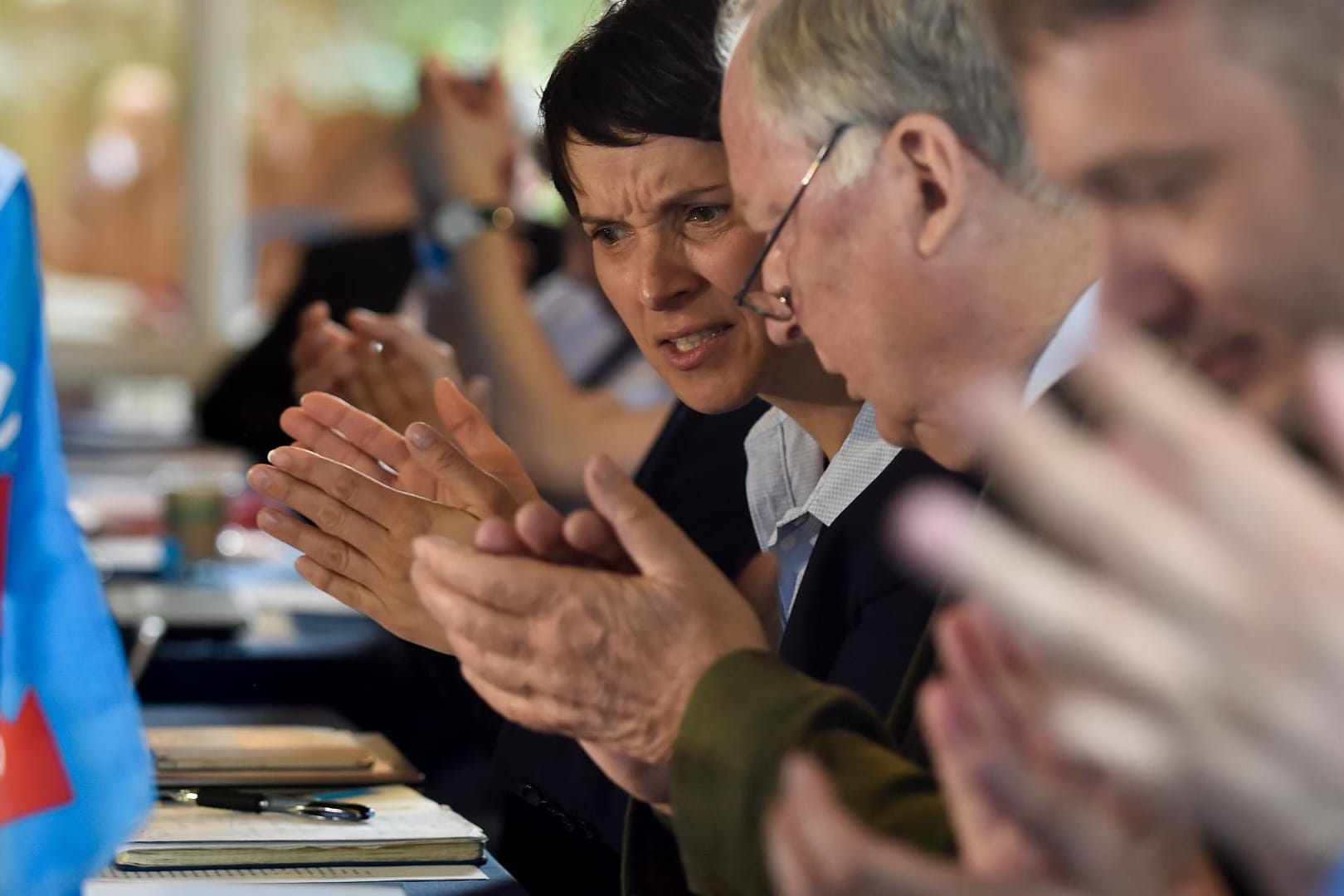 Die AfD im Umfragtief: Parteichefin Frauke Petry (li.) und der stellvertretende Sprecher Alexander Gauland.