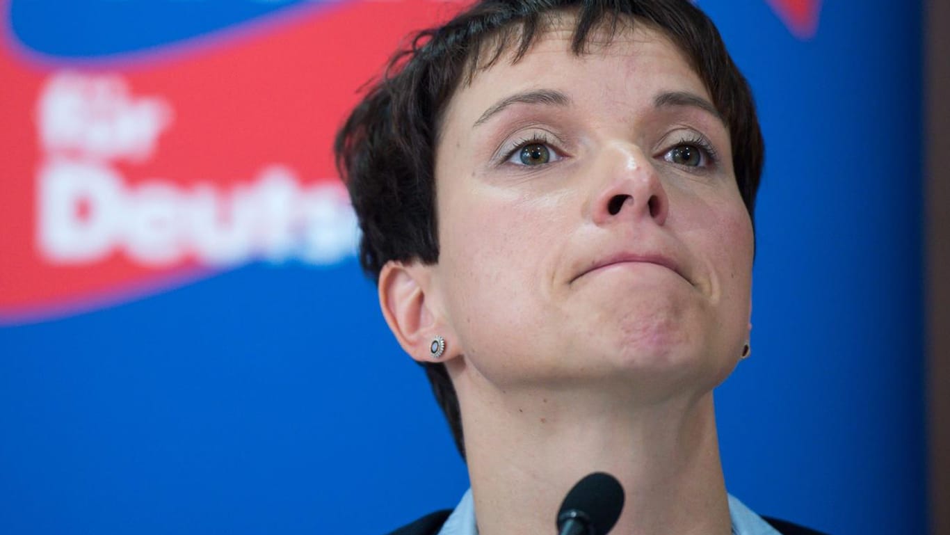 Die rechtspopulistische AfD unter Partei-Chefin Frauke Petry macht in einer Emnid-Umfrage einen Prozentpunkt gut.