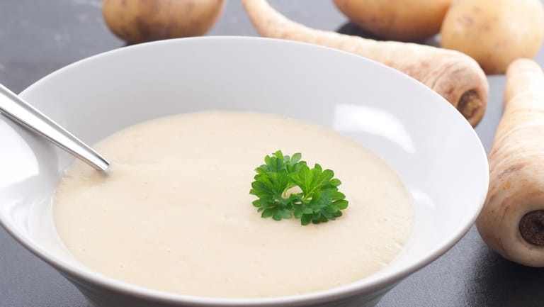 Cremige Suppe: Beide Gemüsesorten können in einer Suppe kombiniert werden.