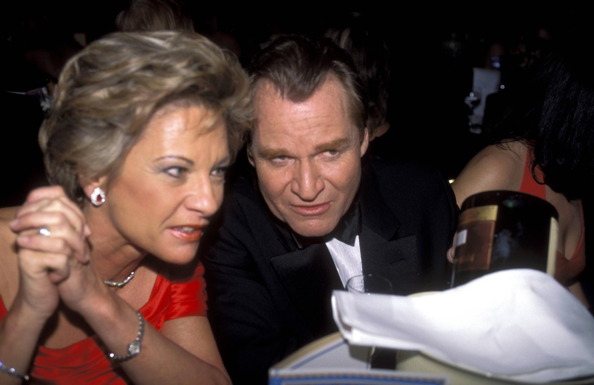 Fritz Wepper und seine Ehefrau Angela im Jahr 1995 beim Deutschen Filmball in München: Die beiden haben 1979 geheiratet.