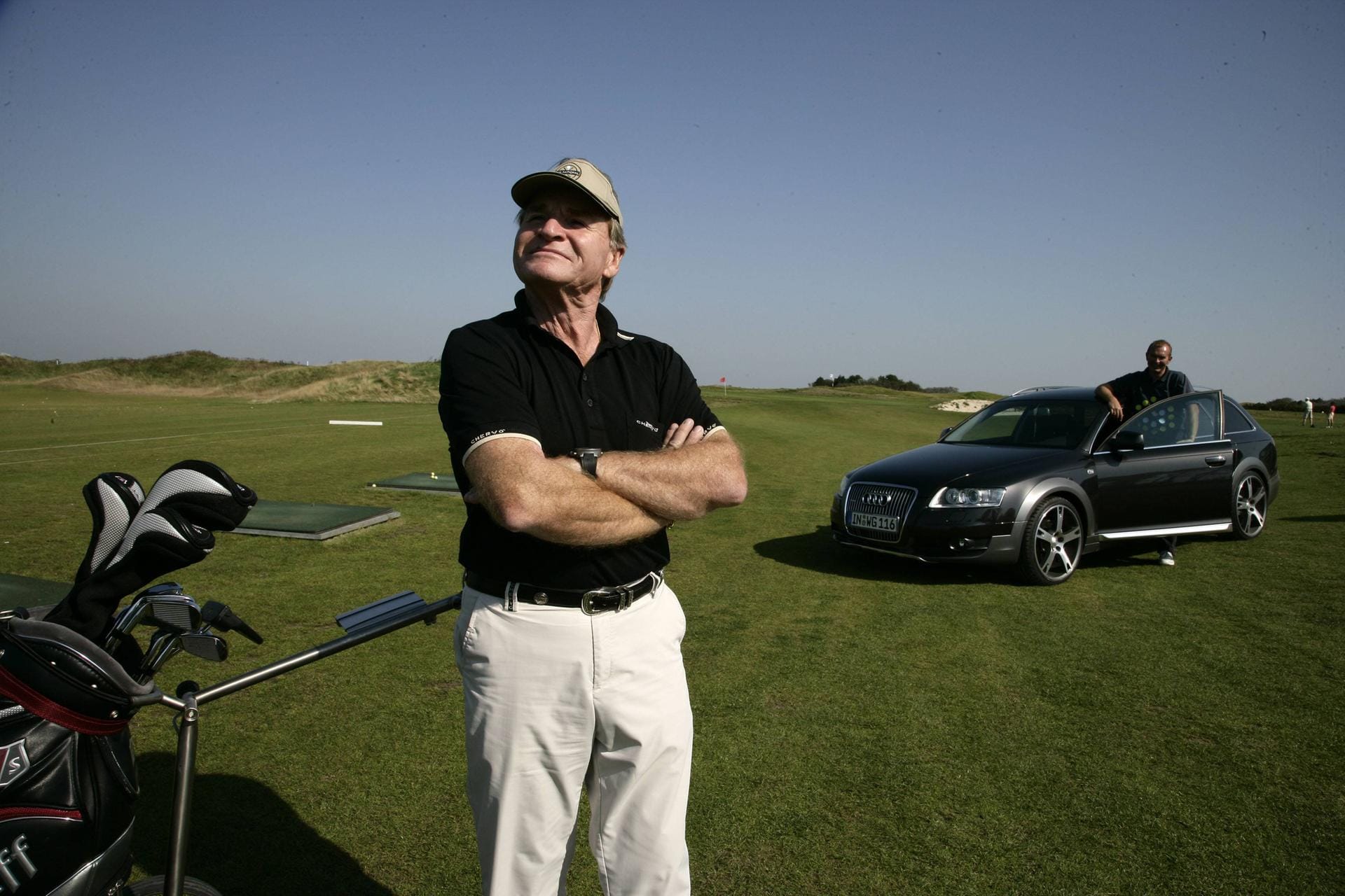 Fritz Wepper 2006: Hier beim Golfspielen auf der Nordseeinsel Sylt.