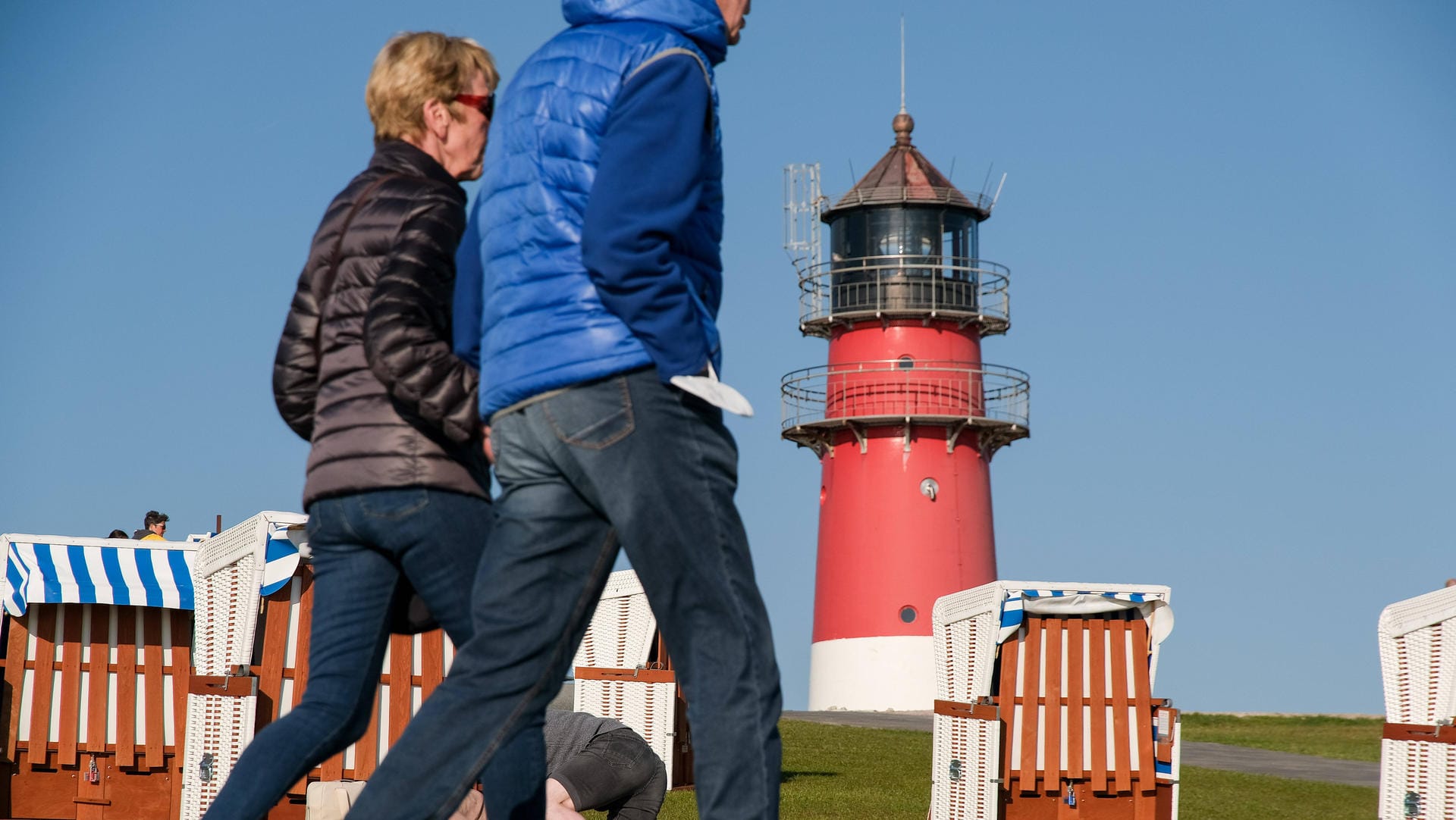 Am Strand von Büsum in Schleswig-Holstein: Der Tourismus in Deutschland hat auch in diesem Sommer geboomt.