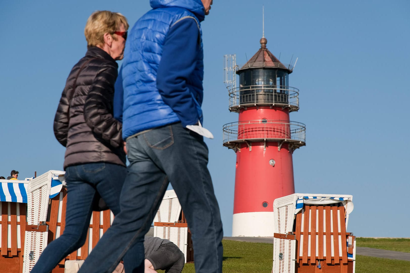 Am Strand von Büsum in Schleswig-Holstein: Der Tourismus in Deutschland hat auch in diesem Sommer geboomt.