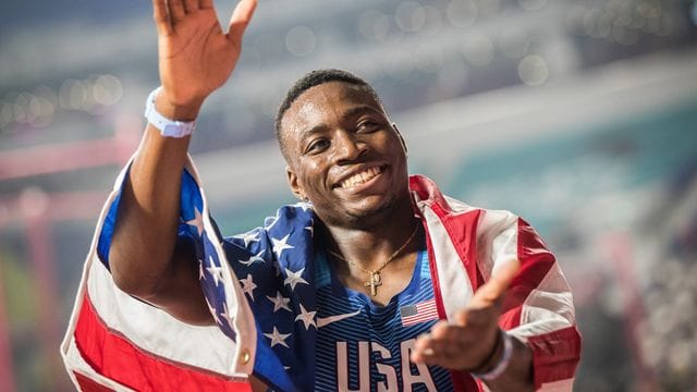 Grant Holloway verpasste den Weltrekord über 110 Meter Hürden nur um eine Hundertstelsekunde.