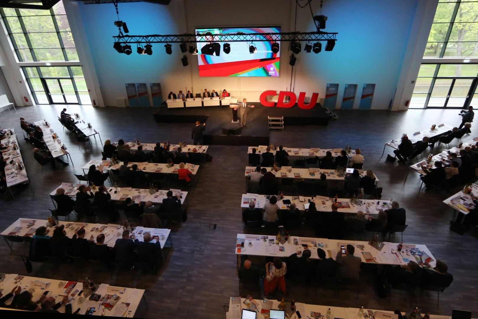 Die CDU Thüringen wählt ihren Spitzenkandidaten zur Landtagswahl auf der sogenannten Landesvertreterversammlung.
