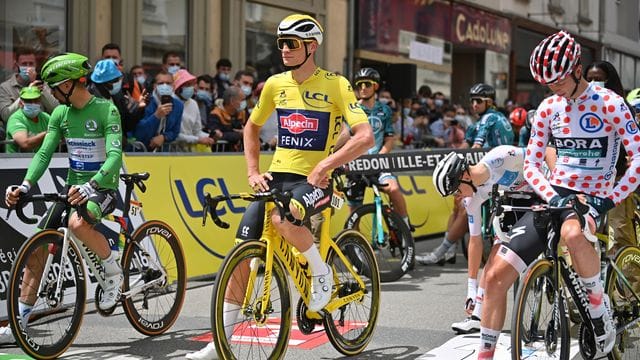 Der Niederländer Mathieu van der Poel wird beim Einzelzeitfahren der 5.