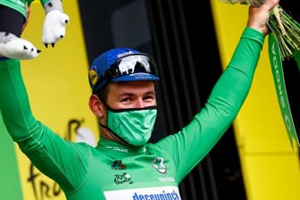 Durch seinen Etappensieg eroberte Mark Cavendish auch das Grüne Trikot.