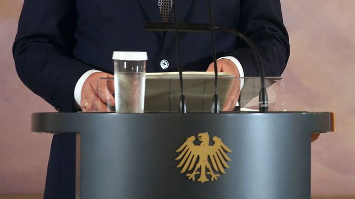 Hat nach dem EM-Aus der deutschen Nationalmannschaft aufmunternde Worte gefunden: Bundespräsident Frank-Walter Steinmeier.