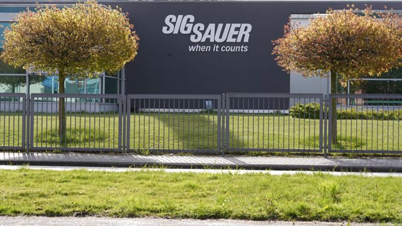 Die Firmenzentrale des deutschen Waffen-Herstellers Sig Sauer.