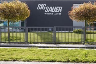Die Firmenzentrale des deutschen Waffen-Herstellers Sig Sauer.