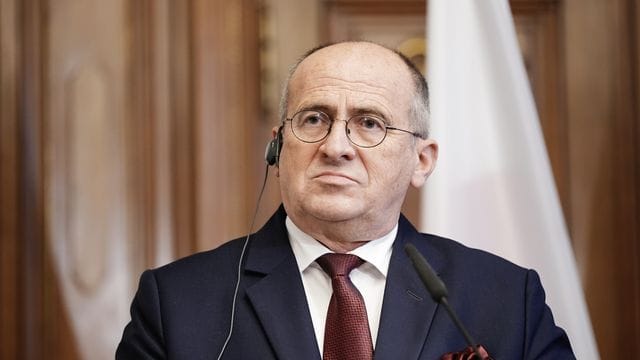 Der polnische Außenminister Zbigniew Rau.