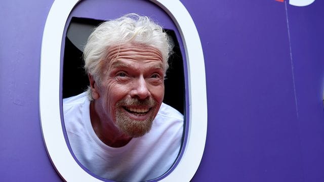 Der britische Milliardär Richard Branson will am 11.