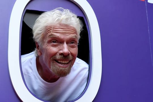 Der britische Milliardär Richard Branson will am 11.