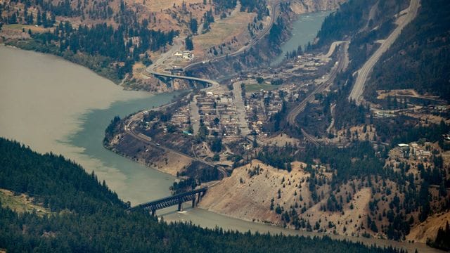 Vom Feuer zerstört: Lytton in British Columbia.