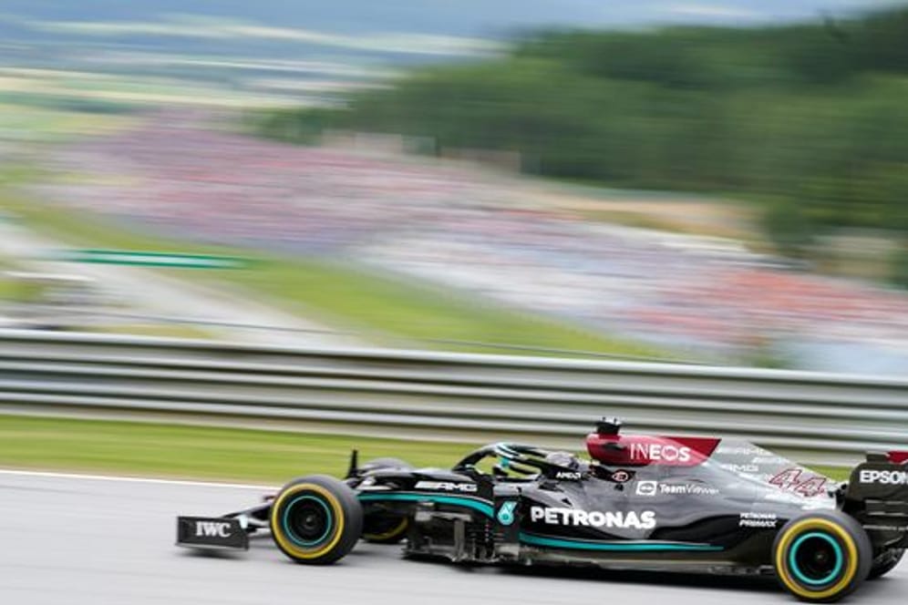 Weltmeister Lewis Hamilton fuhr im Training die Bestzeit.