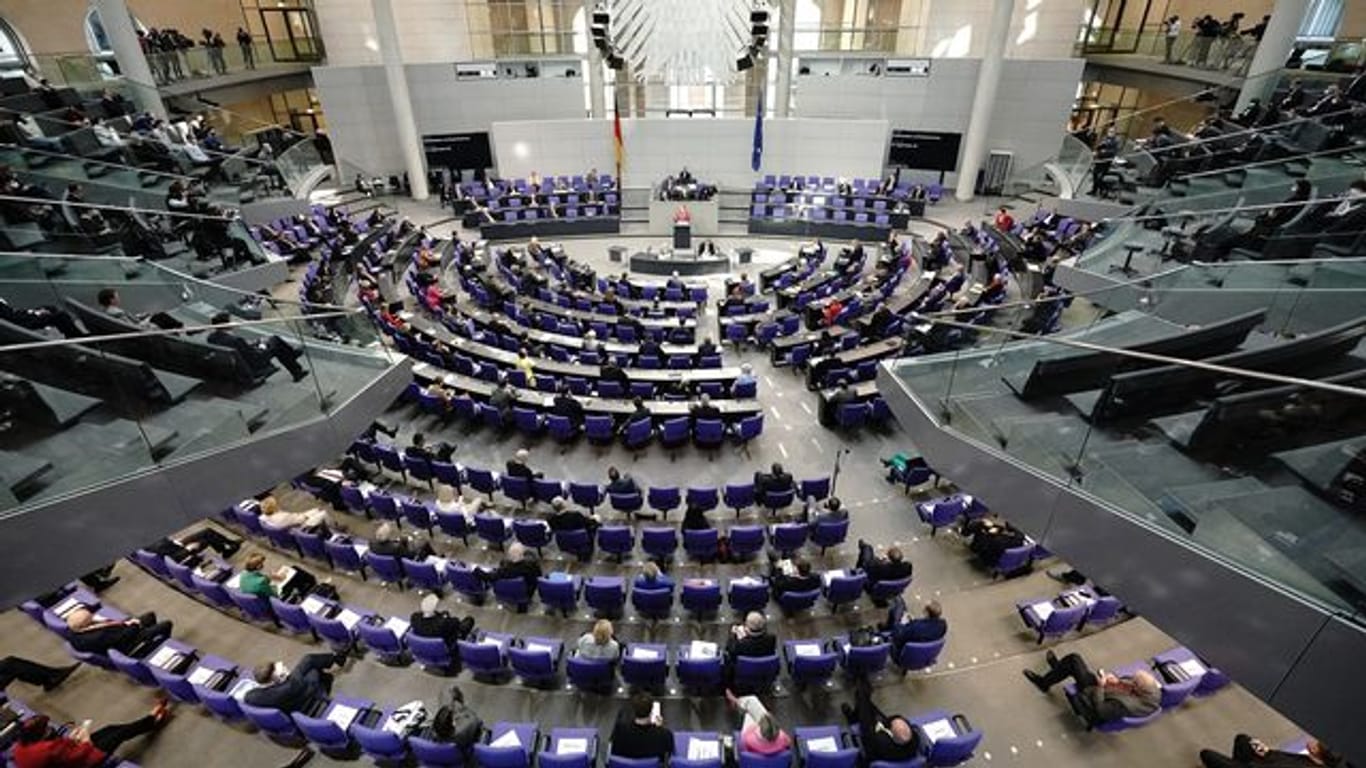 Abgeordnete im Bundestag.