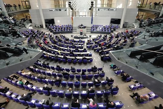 Abgeordnete im Bundestag.